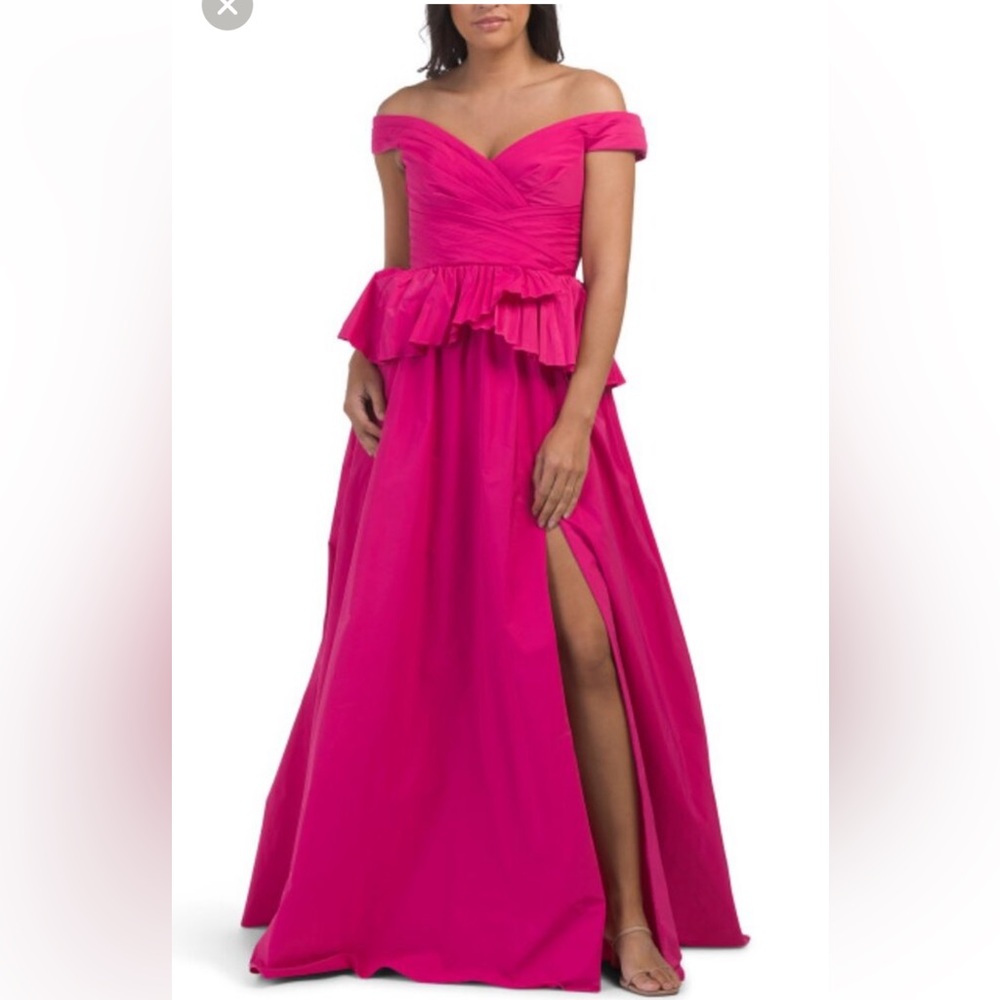 Marchesa Notte Elegant Pink Gown